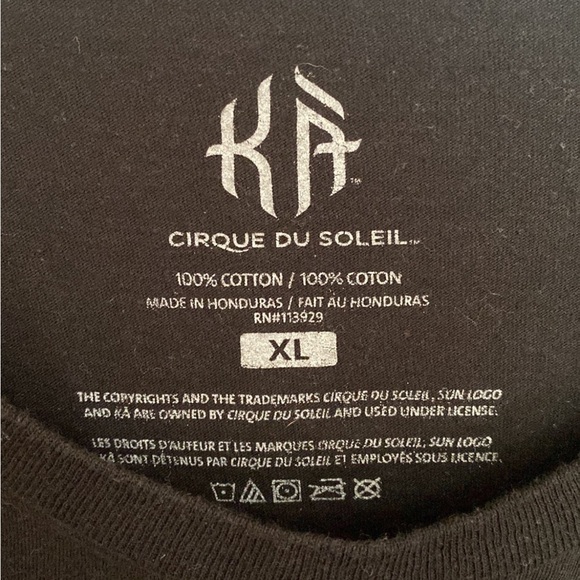 Cirque du Soleil Ka shirt size XL - Picture 2 of 5